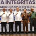 Acara Konsolidasi Wilayah dan Penandatanganan Pakta Integritas di Medan, Rabu (14/5).
