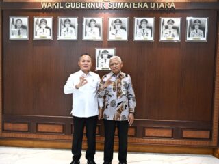 Wamenkumham RI Mugiyanto Sipin mendukung penuh program restoratif justice Pemprov Sumut sebagai upaya penyelesaian kasus HAM secara kekeluargaan.