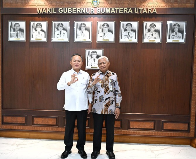 Wamenkumham RI Mugiyanto Sipin mendukung penuh program restoratif justice Pemprov Sumut sebagai upaya penyelesaian kasus HAM secara kekeluargaan.