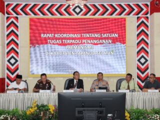 Pemerintah Kabupaten (Pemkab) Tapanuli Selatan (Tapsel) bersama aparat penegak hukum dan sejumlah pemangku kepentingan resmi membentuk Satuan Tugas Pemberantasan Premanisme