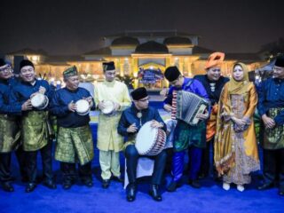 Gelar Melayu Serumpun (Gemes) ke- 8 tahun 2025 resmi dibuka di halaman Istana Maimun, Jalan Brigjen Katamso, Rabu (21/5/25).