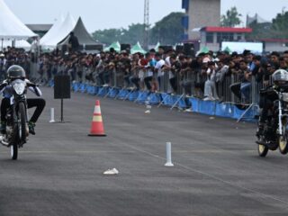 Event balapan malam hari ‘Night Race 2025, yang memperebutkan Piala Gubernur Sumatera Utara (Sumut) Bobby Nasution, berlangsung meriah.