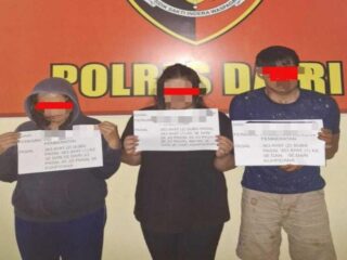 Polres Dairi Tangkap 3 Pelaku Pencurian Rp700 Juta