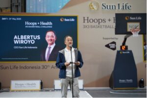 Albertus menyampaikan bahwa Sun Life Hoops+Health menjadi kelanjutan dari kampanye Sun Life Hoops+Health yang dimulai pada tahun 2023. Kampanye ini mempertemukan berbagai elemen masyarakat, mulai dari selebriti, atlet profesional, komunitas basket, anak-anak dan orang tua, dalam satu ruang kolaboratif yang merayakan semangat hidup sehat.