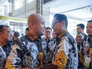 Pembukaan Musyawarah Daerah (Musda) XVIII HIPMI Sumut di Regale International Convention Center, Kamis (26/6/2025).