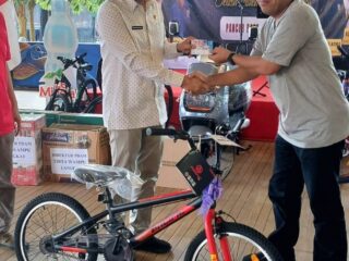 Kegiatan Family Gathering Persatuan Wartawan Indonesia (PWI) Sumut yang digelar di Central Park Zoo, Kecamatan Pancurbatu, Kabupaten Deliserdang, Kamis (26/6/2025).