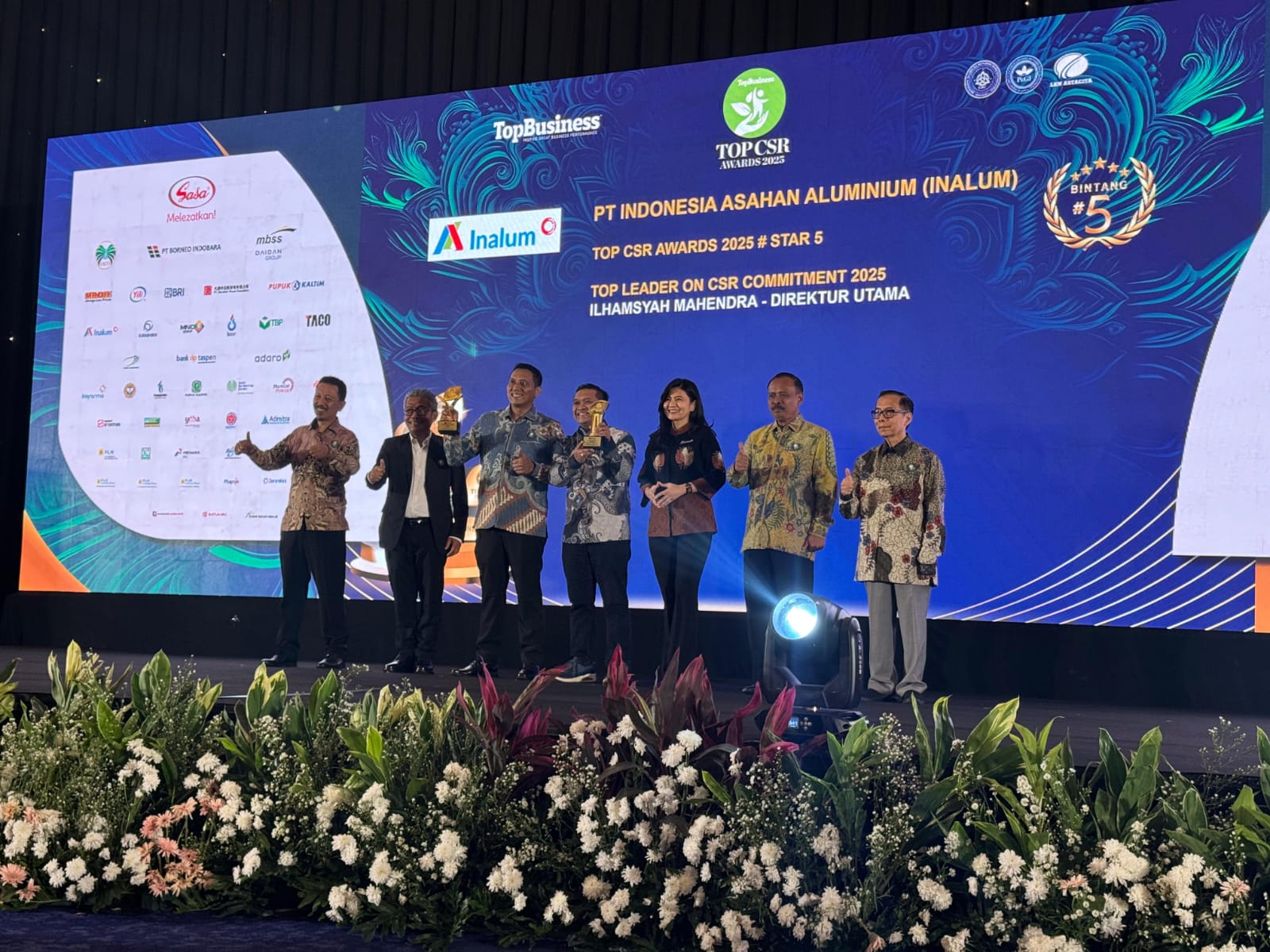 PT Indonesia Asahan Aluminium (INALUM) kembali menegaskan posisinya sebagai pelaku industri yang bertanggung jawab secara sosial dengan menyabet dua penghargaan bergengsi dalam ajang TOP CSR Awards 2025.