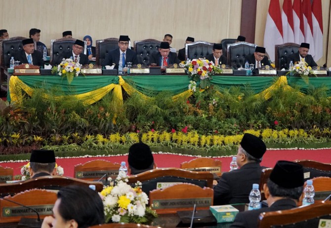 Rapat Paripurna Hari Jadi Kota Medan ke-435, Senin(30/6/2025) di Gedung DPRD Kota Medan, Jalan Kapten Maulana Lubis No. 1, Medan.