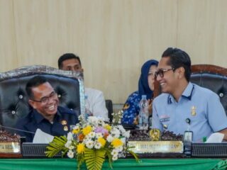 Rapat Paripurna DPRD Kota Medan, Selasa (1/7/2025), di Gedung DPRD.