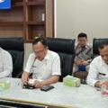 Rakor Satgas Koperasi Merah Putih di Kantor Gubernur Sumut, Jalan Diponegoro Nomor 30, Medan, Rabu (2/7/2025).