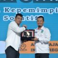 Gubernur Bobby saat membuka secara resmi Musyawarah Wilayah (Muswil) VII Pengurus Wilayah (PW) KAMMI Sumut di Aula Raja Inal Siregar, Kantor Gubernur Sumut, Jumat (4/7/2025).