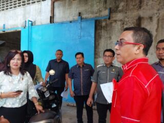 Peninjauan ke sejumlah lokasi pelanggaran bangunan, Selasa (15/7/2025).