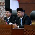 Gubernur Sumatera Utara Bobby Afif Nasution saat menghadiri sidang paripurna DPRD Sumut