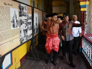 Fadli Zon saat mengunjungi Istana Maimun bersama Wakil Gubernur Sumatera Utara, Surya, Rabu (23/7/2025).