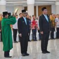 Gubernur Sumatera Utara Muhammad Bobby Afif Nasution melantik dan mengambil sumpah jabatan dua Pejabat Pimpinan Tinggi Pratama (Eselon II) di Lingkungan Pemprov Sumut.