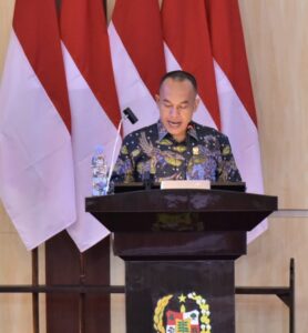 Doddy Robert Simangunsong menyampaikan hasil reses anggota dewan daerah Dapil 4