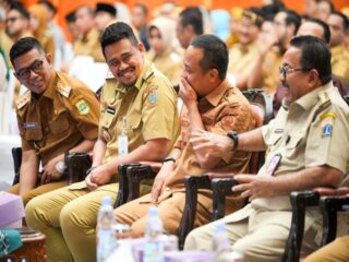Bobby Nasution, menghadiri Forum Delapan Gubernur Penuntasan Tuberkulosis di Sasana Bhakti Praja (SBP) Kemendagri, Jalan Medan Merdeka Utara Nomor 7, Jakarta, Selasa (26/8/2029).
