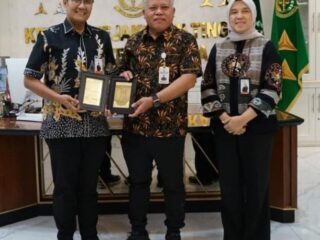 Manajemen PT Bank Sumut melakukan audiensi dengan Kepala Kejaksaan Tinggi (Kajati) Sumatera Utara, Harli Siregar, di Kantor Kejati Sumut, Medan, Rabu (27/8) sore.