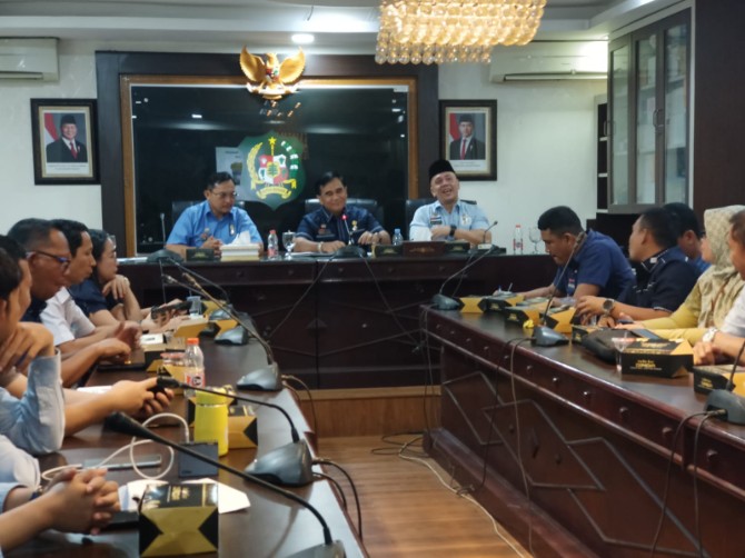 Rapat pembahasan GPM yang dipimpin langsung Asisten Pemerintahan dan Kesejahteraan Rakyat Setda Kota Medan, M. Sofyan, di Kantor Wali Kota Medan, Selasa (26/8/2025).