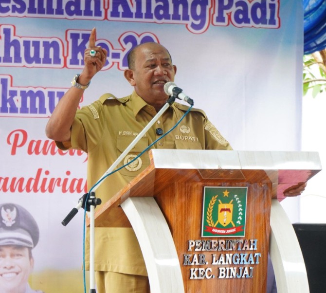Bupati Langkat Syah Afandin