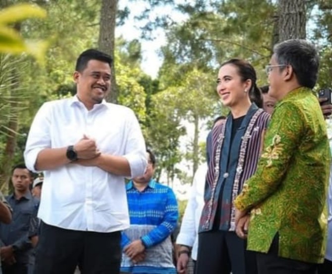 Gubernur Sumatera Utara Bobby  Afif Nasution mengajak semua pihak untuk sama sama menjaga  Geopark Kaldera Toba. Sebab, merupakan warisan tuhan.