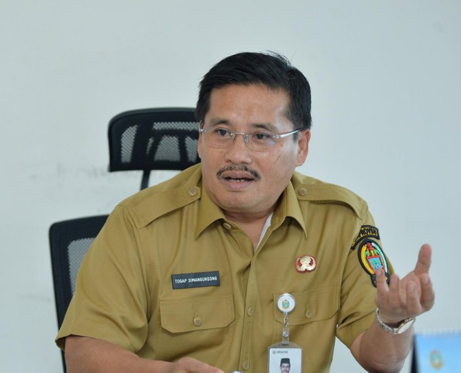 Sekretaris Daerah Provinsi (Sekdaprov) Sumatera Utara, Togap Simangunsong