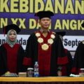Sidang senat terbuka wisuda program studi Diploma III Kebidanan Akbid Langkat angkatan XX dan XXI, yang digelar di Hotel Madani Medan, Rabu (17/9/2025).