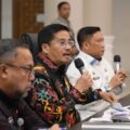 Sekretaris Daerah Provinsi (Sekdaprov) Sumatera Utara, Togap Simangunsong, memimpin Rapat Koordinasi (Rakor) Arah Kebijakan Penyebaran Informasi Program Kegiatan Pemprov Sumut di Aula Raja Inal Siregar, Jalan Pangeran Diponegoro No. 30 Medan, Jumat (19/9/2025).
