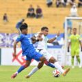 PSMS Medan berhasil menahan imbang tuan rumah PSPS Pekanbaru dalam lanjutan Liga 2 di Stadion Kaharuddin Nasution, Rumbai, Sabtu (20/9/2025). Skor akhir 3-3.