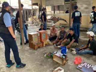 Polrestabes Medan Gerebek Sarang Narkoba di Jermal 15, Lima Orang Diamankan