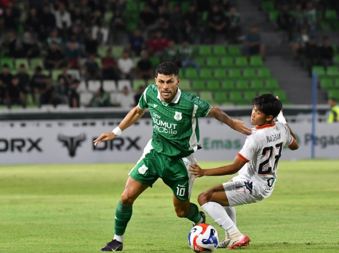 Tuan PSMS Medan meraih poin saat menghadapi tamunya Sumsel United dalam pertandingan lanjutan Liga II musim 2025-2026 yang berlangsung di Stadion Utama Sumatera Utara, Minggu (28/9/2025).