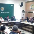 Suasanan konferensi pers Panitia Penjaringan dan Pemilihan Rektor Universitas Sumatera Utara (USU) 2026 – 2031 di Gedung Majelis Wali Amanat (MW) USU, Selasa (23/9/2025).