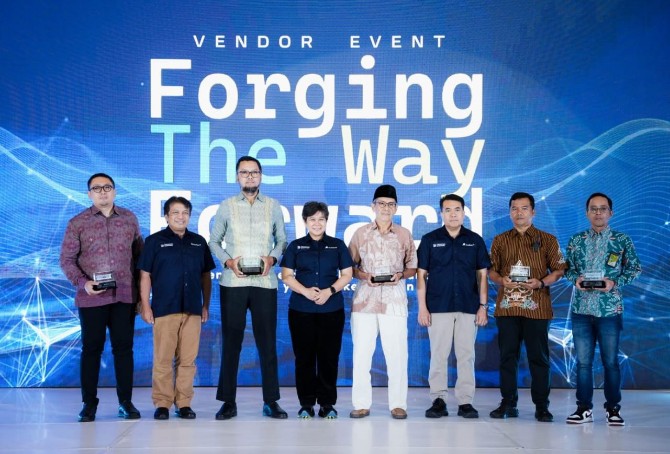 PT Indonesia Asahan Aluminium (INALUM) menggelar Vendor Event 2025 dengan tema “Forging the Way Forward: Menjalin Sinergi untuk Pertumbuhan Bersama yang Berkelanjutan” di Ballroom Kantor Pusat INALUM, Kuala Tanjung, Kamis (2/10)