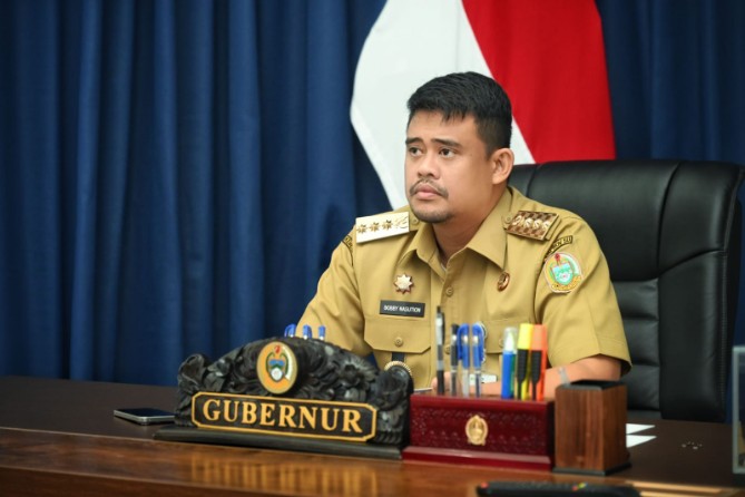 Gubernur Sumut Muhammad Bobby Afif Nasution