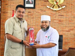 Terima Gubernur Bengkulu, Bobby Nasution Ajak Kolaborasi