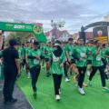 Suasana acara kesehatan bertajuk Anlene 10.000 Langkah — OsteoWalk & OsteoRun 5K di Lapangan Benteng Medan