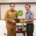 Wali Kota Medan Rico Waas saat menerima kunjungan pihak Kemenkumham Sumut