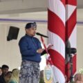 Gubernur Sumatera Utara Bobby Afif Nasution saat bertindak sebagai inspektur upacara peringatan Hari Sumpah Pemuda. Foto: Dinas Kominfo Sumut