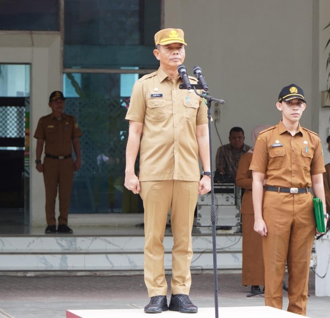 Sekda Kabupaten Langkat Amril. Foto: Dokumen Dinas Kominfo Langkat