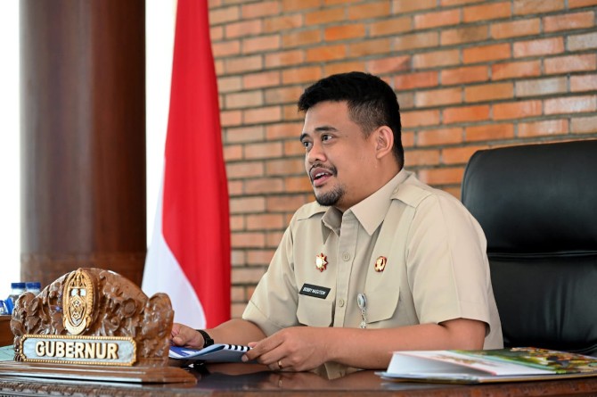 Gubernur Sumut Muhammad Bobby Afif Nasution