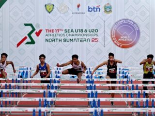 Brian dan Anugerah Persembahkan Emas untuk Kontingen Indonesia dari Lari Gawang