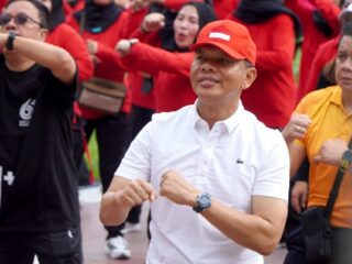 Gerak Jalan Santai Semarakkan HKN ke-61, Sekda Langkat Ajak Masyarakat Hidup Sehat