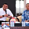 Gubernur Sumut Bobby Afif Nasution saat menerima Kepala OJK Sumut Khoirul Muttaqien di Aula T Rizal Nurdin, Rumah Dinas Gubernur Sumut, Kamis (20/11/2025). Foto: dokumen Dinas Kominfo Sumut