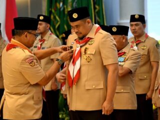 Gubernur Bobby Imbau Pramuka Aktif dalam Pemberantasan Narkoba