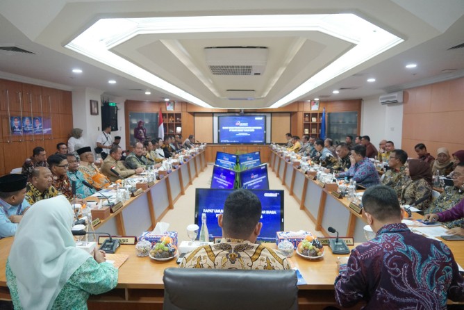 Suasana RUPS LB Bank Sumut. Foto: IST