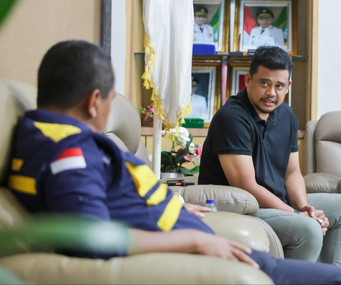 Gubernur Sumatera Utara (Sumut) Muhammad Bobby Afif Nasution