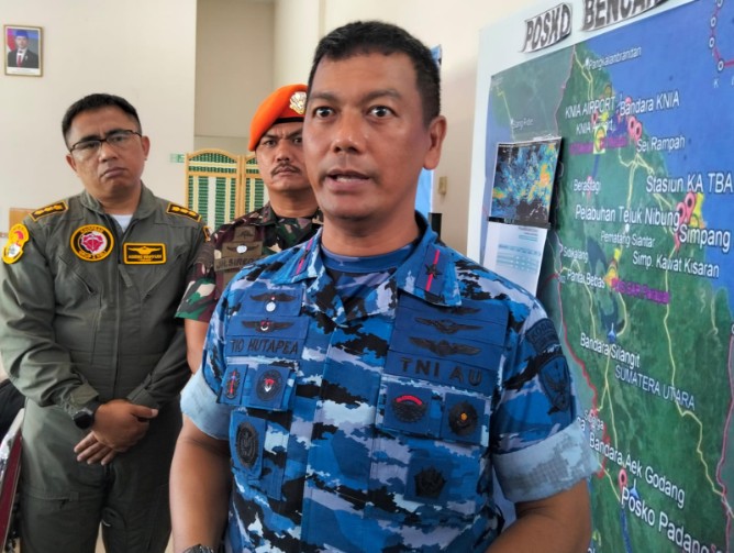 Komandan Lanud Soewondo, Marsma TNI Tiopan Hutapea