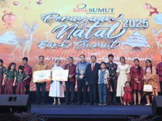 Bank Sumut Gelar Perayaan Natal, Tekankan Etos Kerja dan Empati Sosial