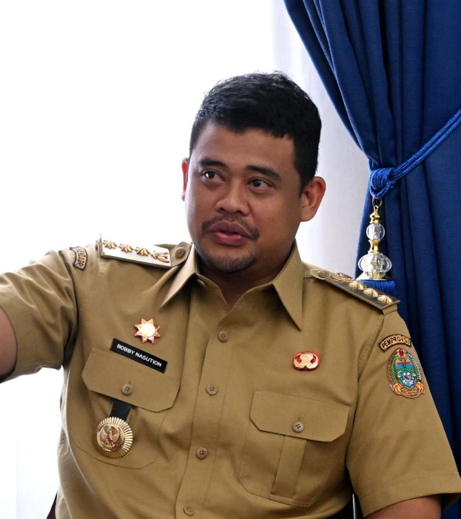 Gubernur Sumatera Utara (Sumut) Bobby Nasution