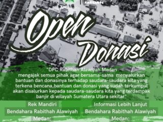 DPC Rabithah Alawiyah Medan Salurkan Bantuan Korban Banjir Sumut - Aceh